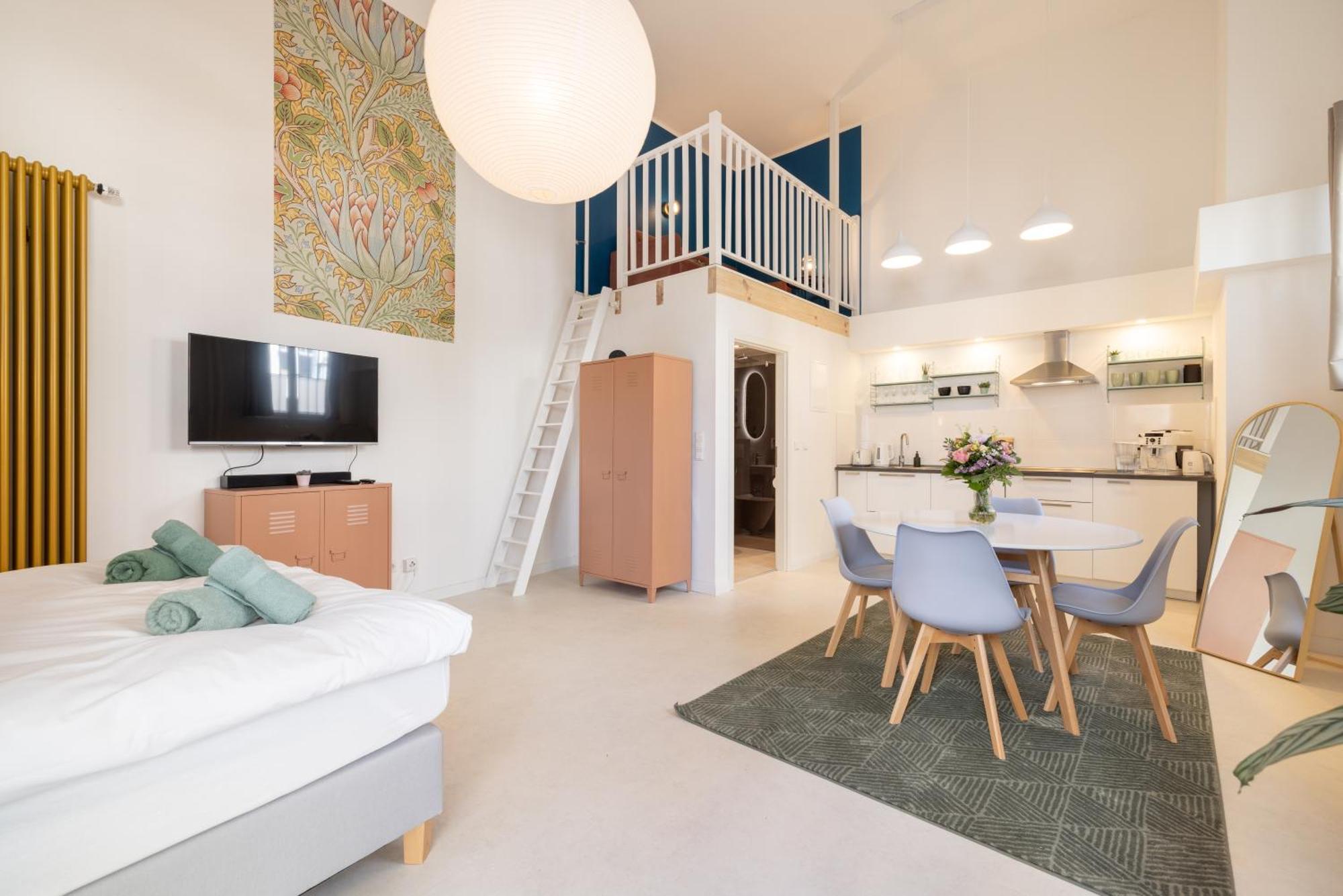 Great 1-Room Loft Berlino Esterno foto